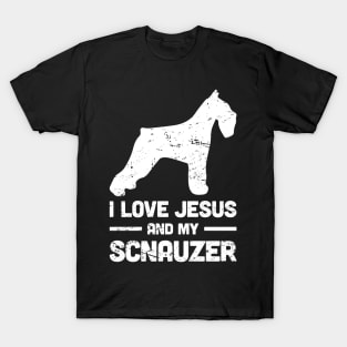 Schnauzer - Funny Jesus Christian Dog T-Shirt